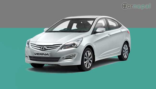 Hyundai Verna price in Nepal