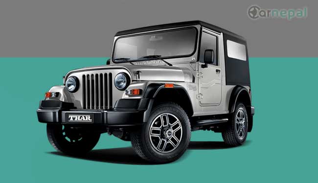 Mahindra Thar price in Nepal (Historical) - Mahindra Thar Nepal Price List