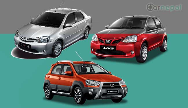 Toyota Etios price in Nepal