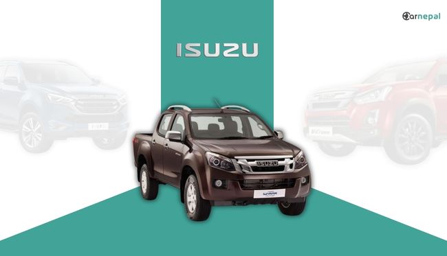 Isuzu pickup in Nepal